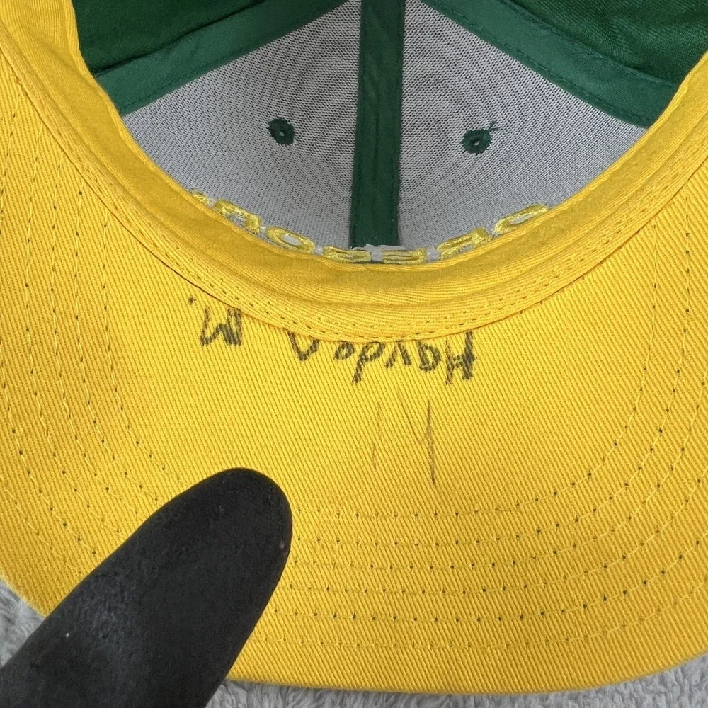 Gen 2 Oregon Ducks Embroidered Hat Youth Green Yellow NCAA Adjustable Kids Cap